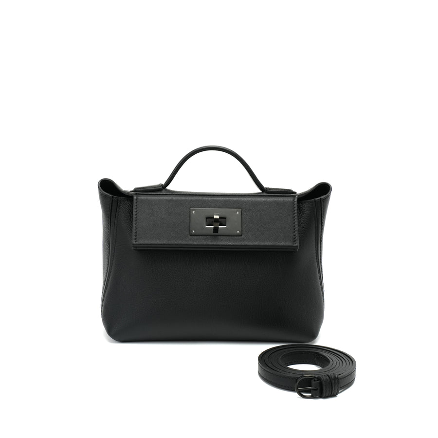 Structured turn-lock top-handle bag front view for OEM and private label development OEM wholesale development reference