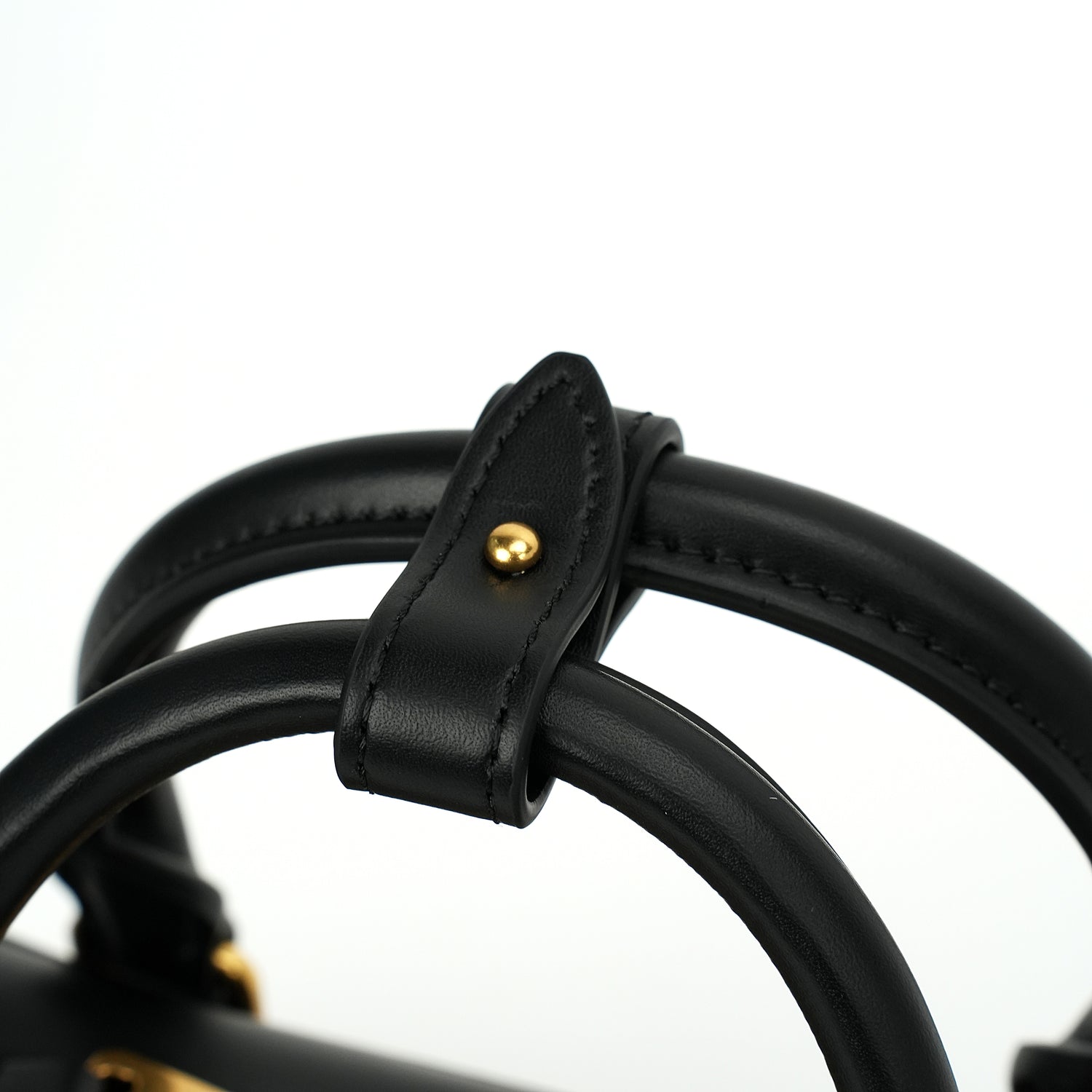 Mini Boston bag padded handle keeper detail OEM wholesale product detail