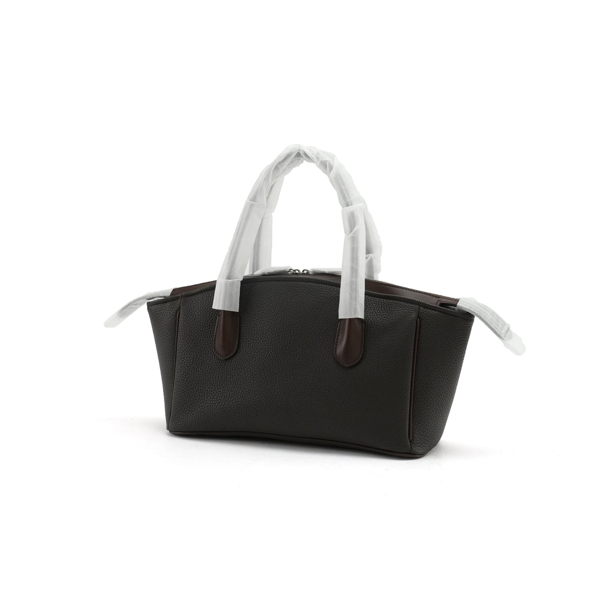 Brown color option for winged east-west leather tote OEM development OEM wholesale product detail