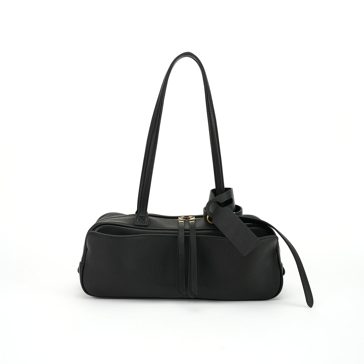 Studded Zip-Top Bowling Bag white-background front view for OEM, ODM and wholesale development OEM wholesale product detail