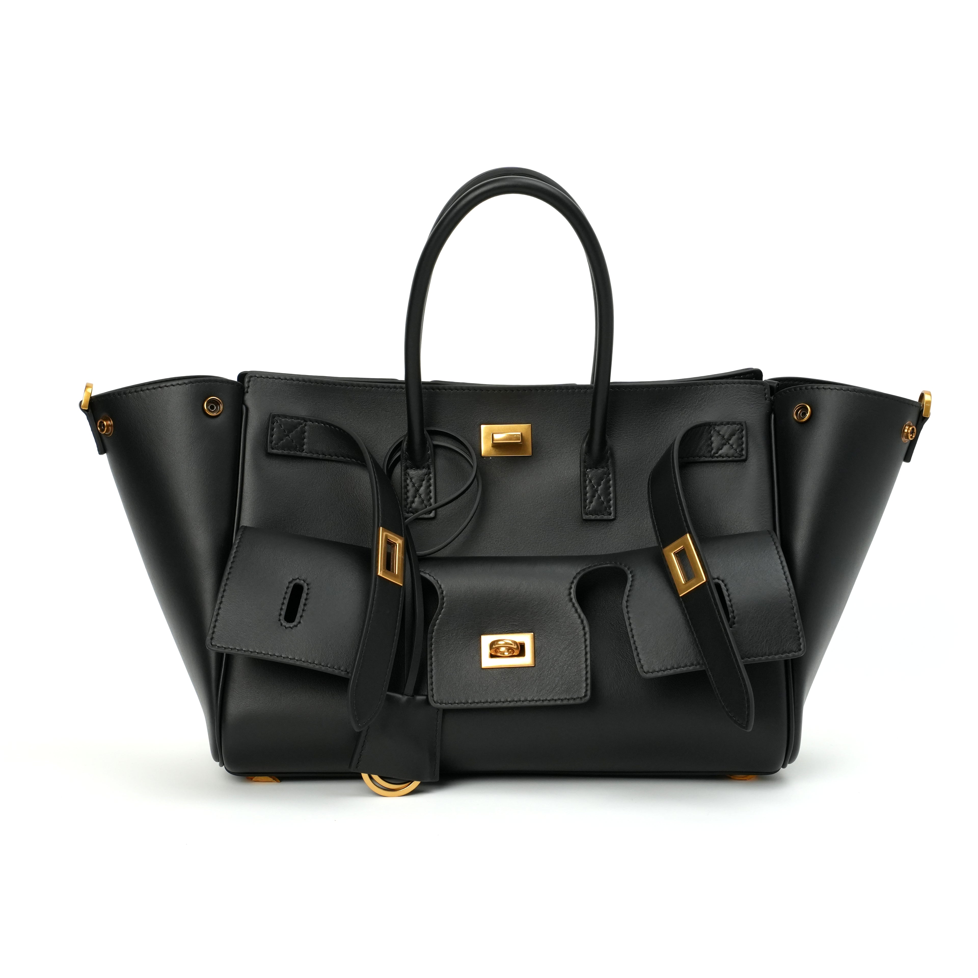 Buckle-Detail Motorcycle Handbag product reference view for OEM and private label development