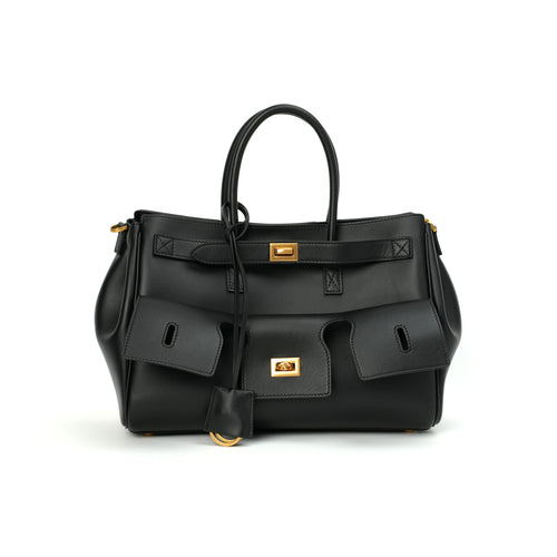 Buckle-Detail Motorcycle Handbag product detail view 2 for wholesale buyers