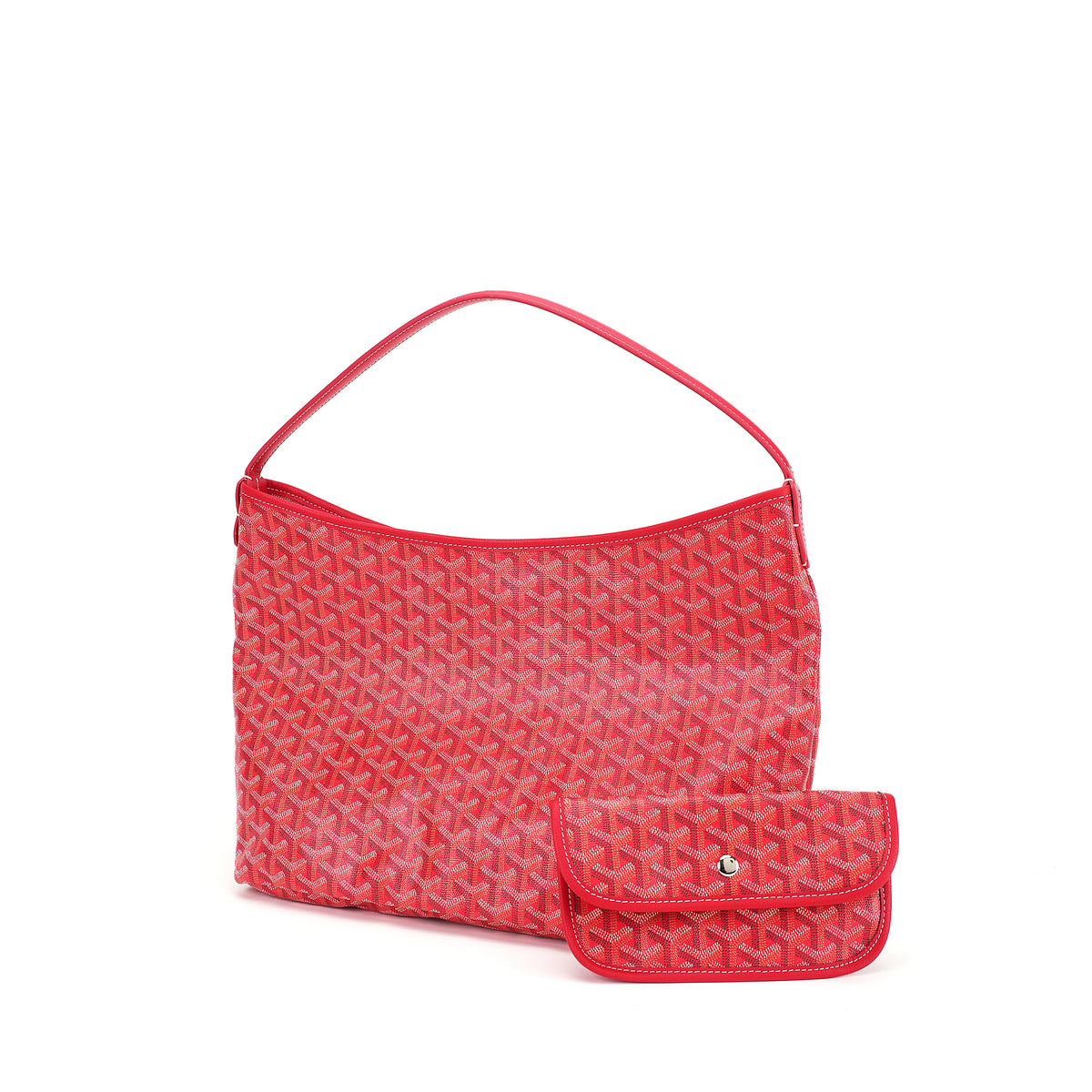 Red pattern canvas bag complete white-background reference for OEM development OEM wholesale product detail