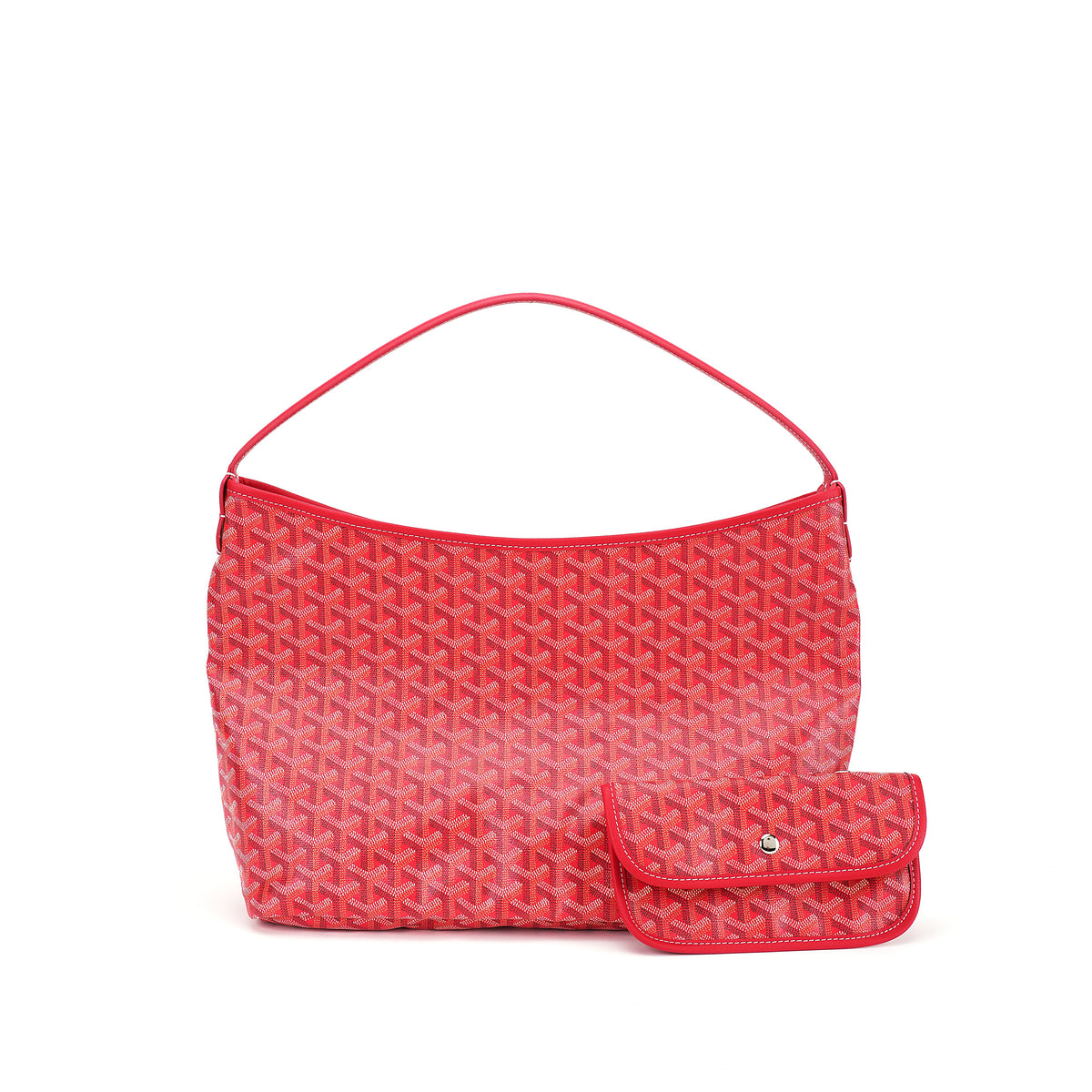 Red pattern canvas bag side and construction detail for wholesale buyers OEM wholesale product detail