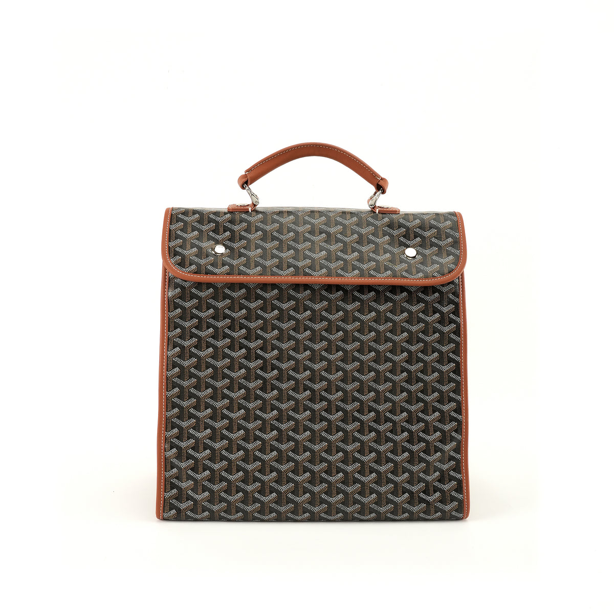Large Pattern Canvas Backpack product detail view 2 for wholesale buyers OEM wholesale product detail