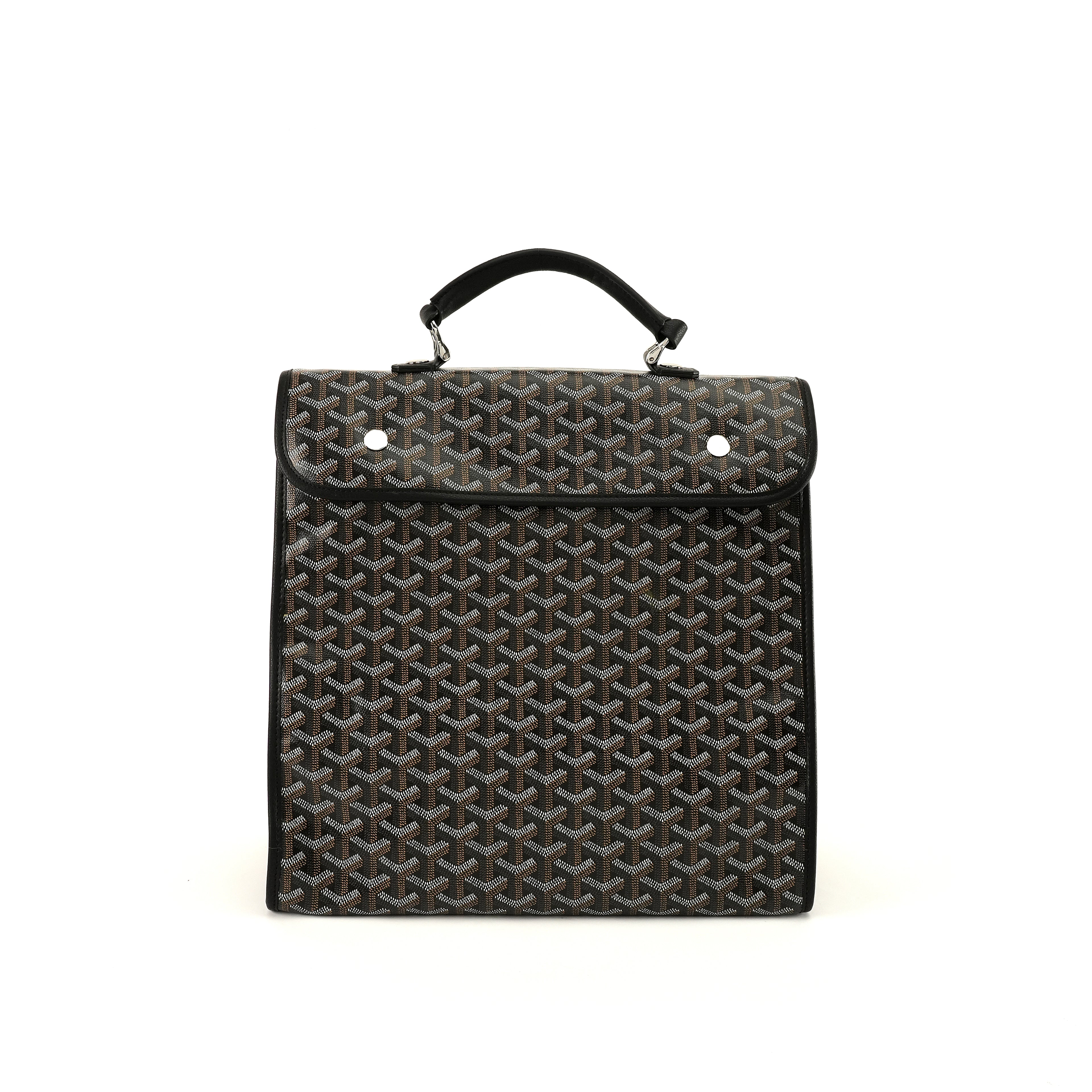 Large Pattern Canvas Backpack white-background front view for OEM, ODM and wholesale development