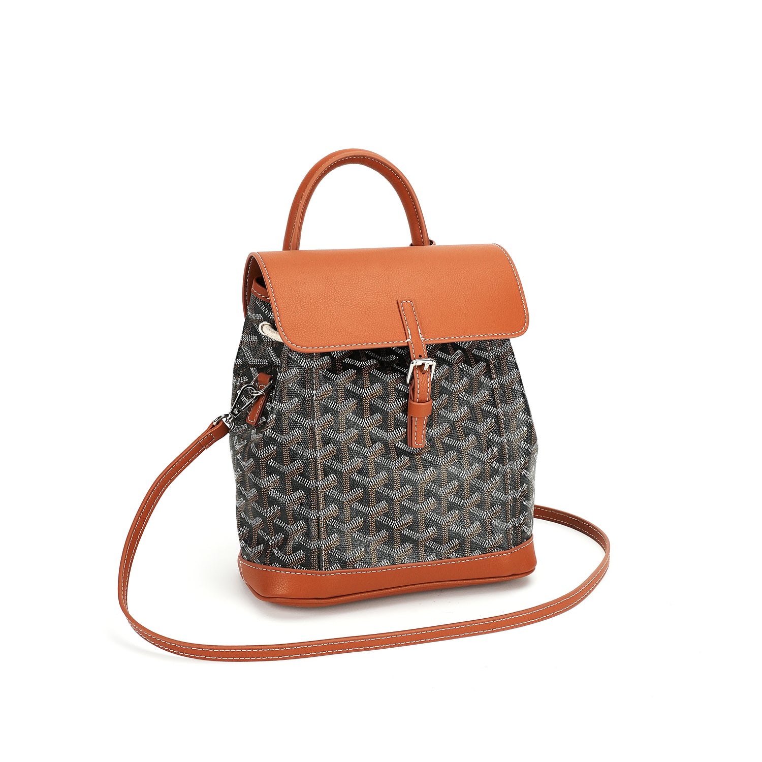 Pattern Canvas Backpack product reference view for OEM and private label development OEM wholesale product detail