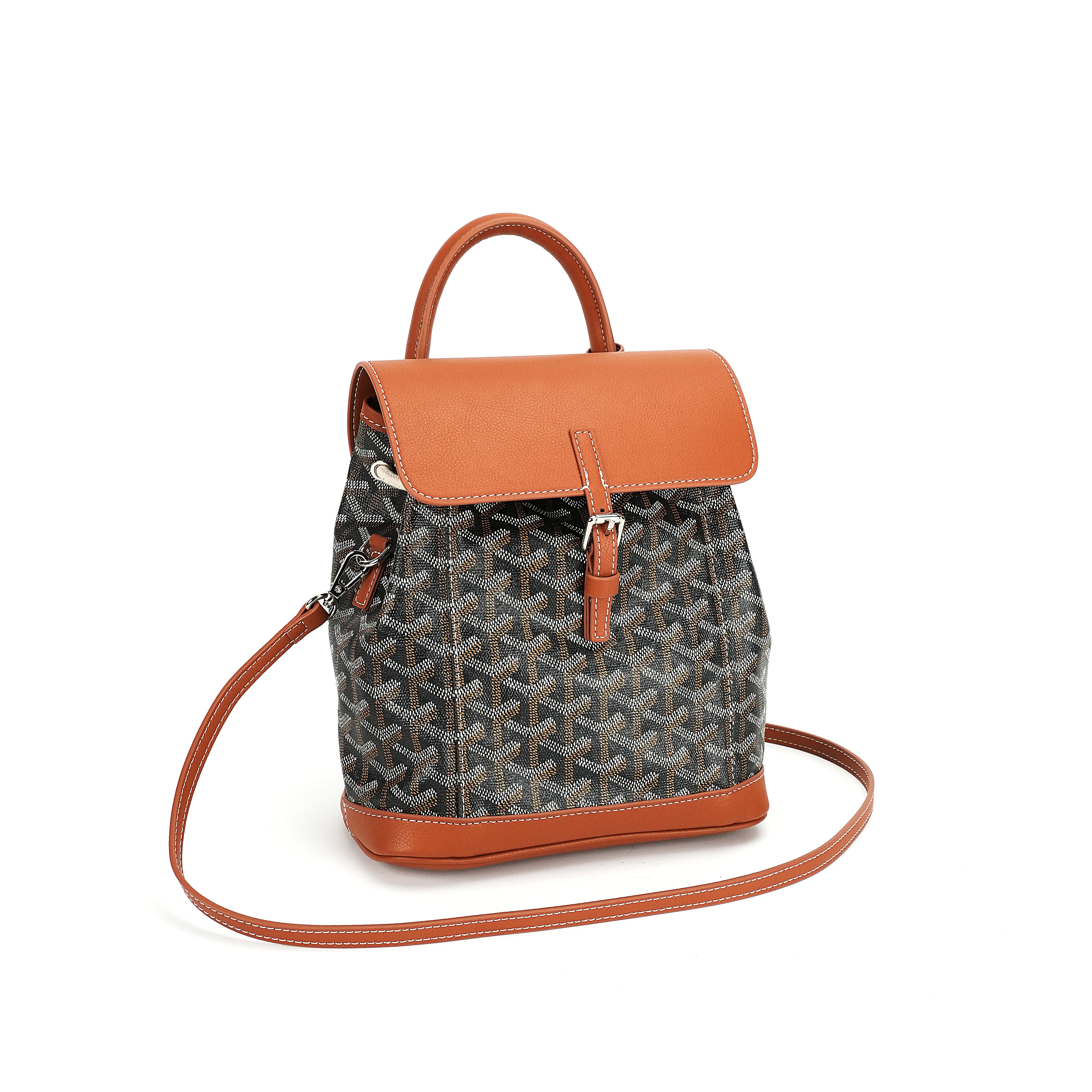 Pattern Canvas Backpack product reference view for OEM and private label development
