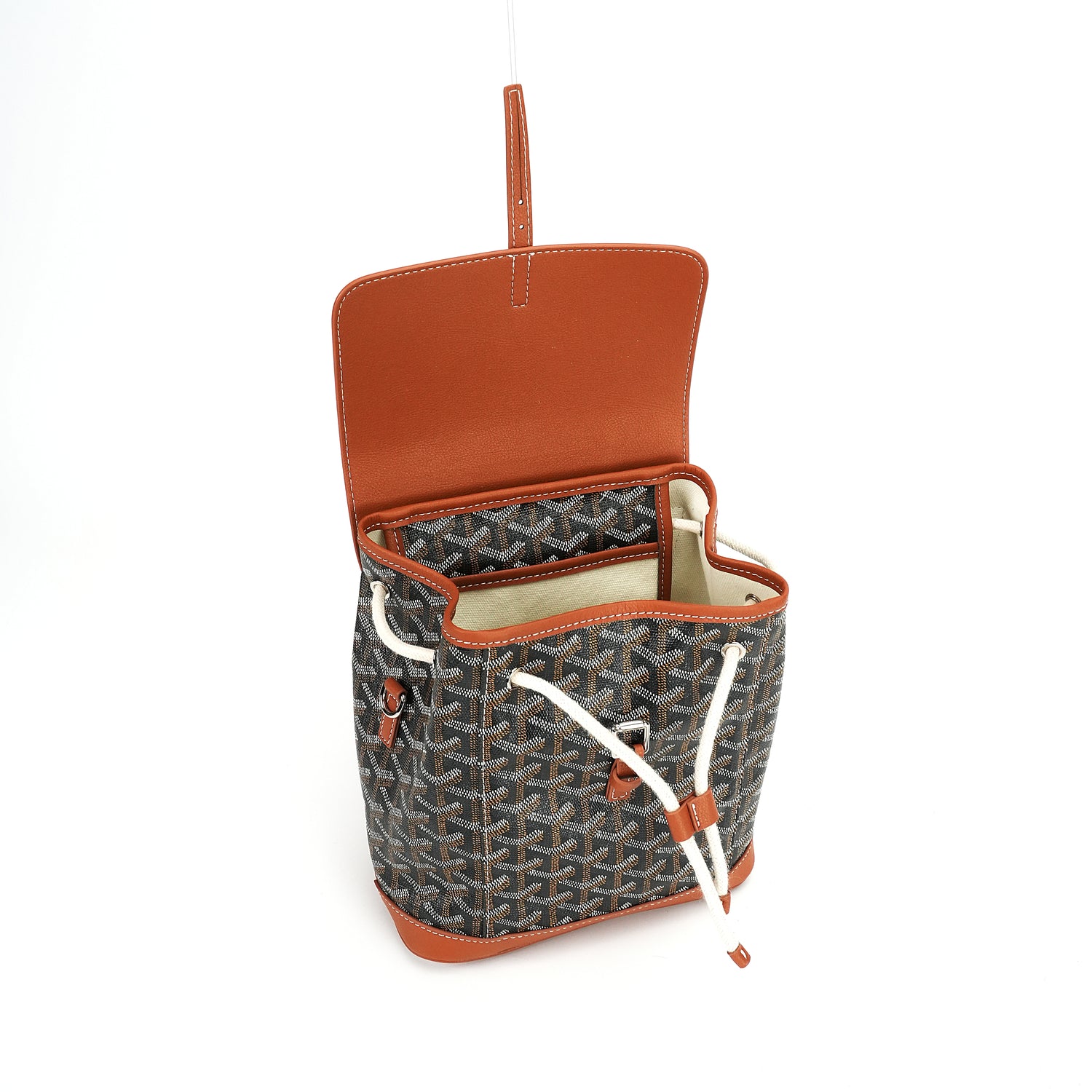 Pattern Canvas Backpack product detail view 6 for wholesale buyers OEM wholesale product detail