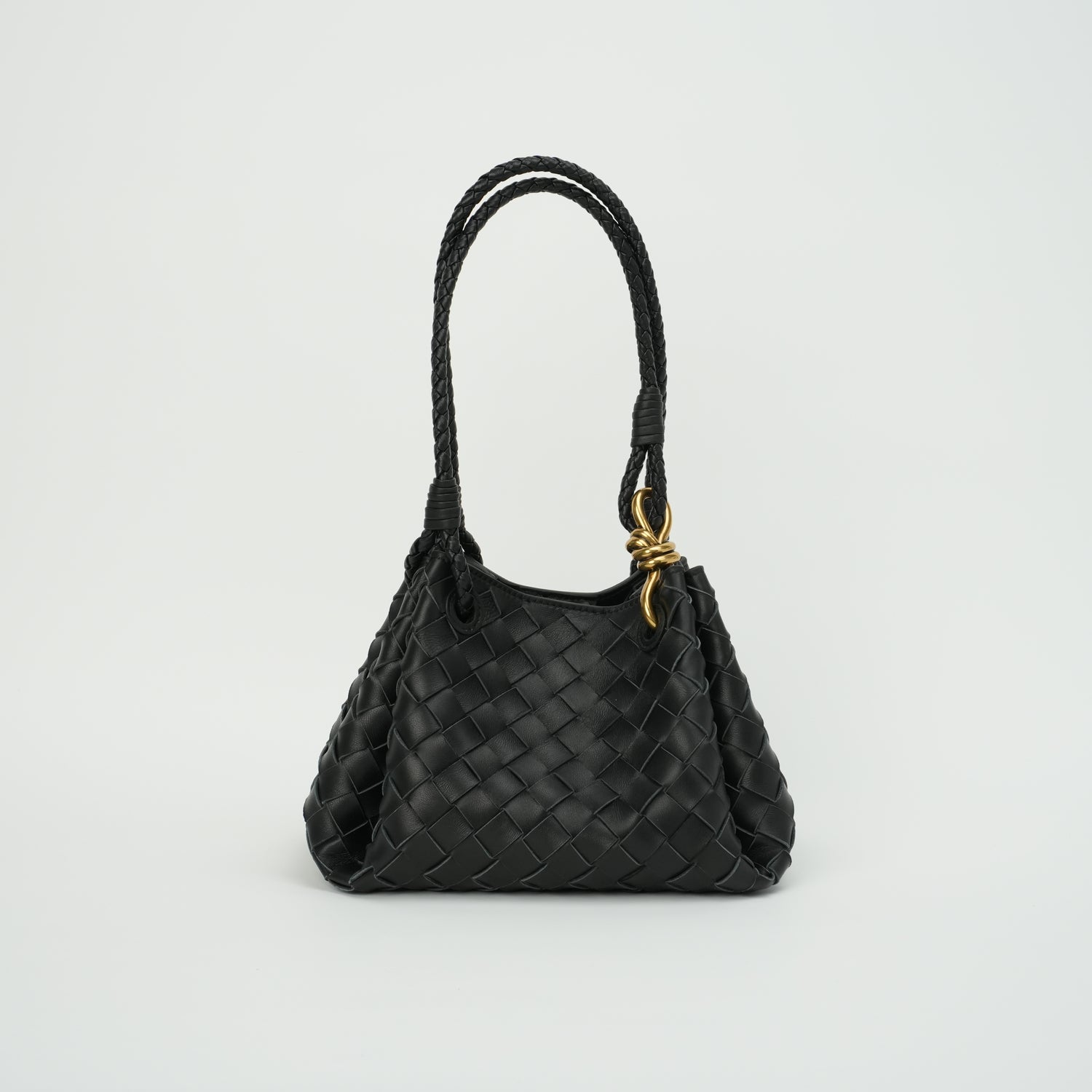 Woven Knot-Handle Mini Bag product detail view 2 for wholesale buyers OEM wholesale product detail