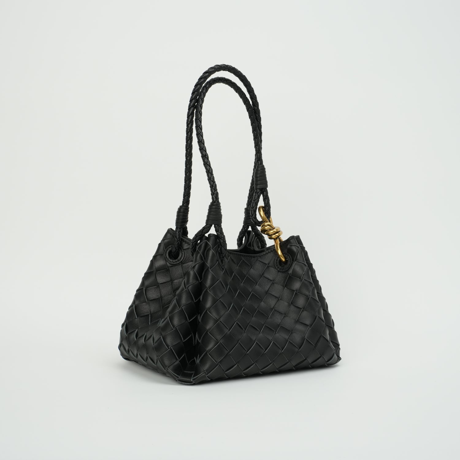 Woven Knot-Handle Mini Bag product detail view 3 for wholesale buyers OEM wholesale product detail