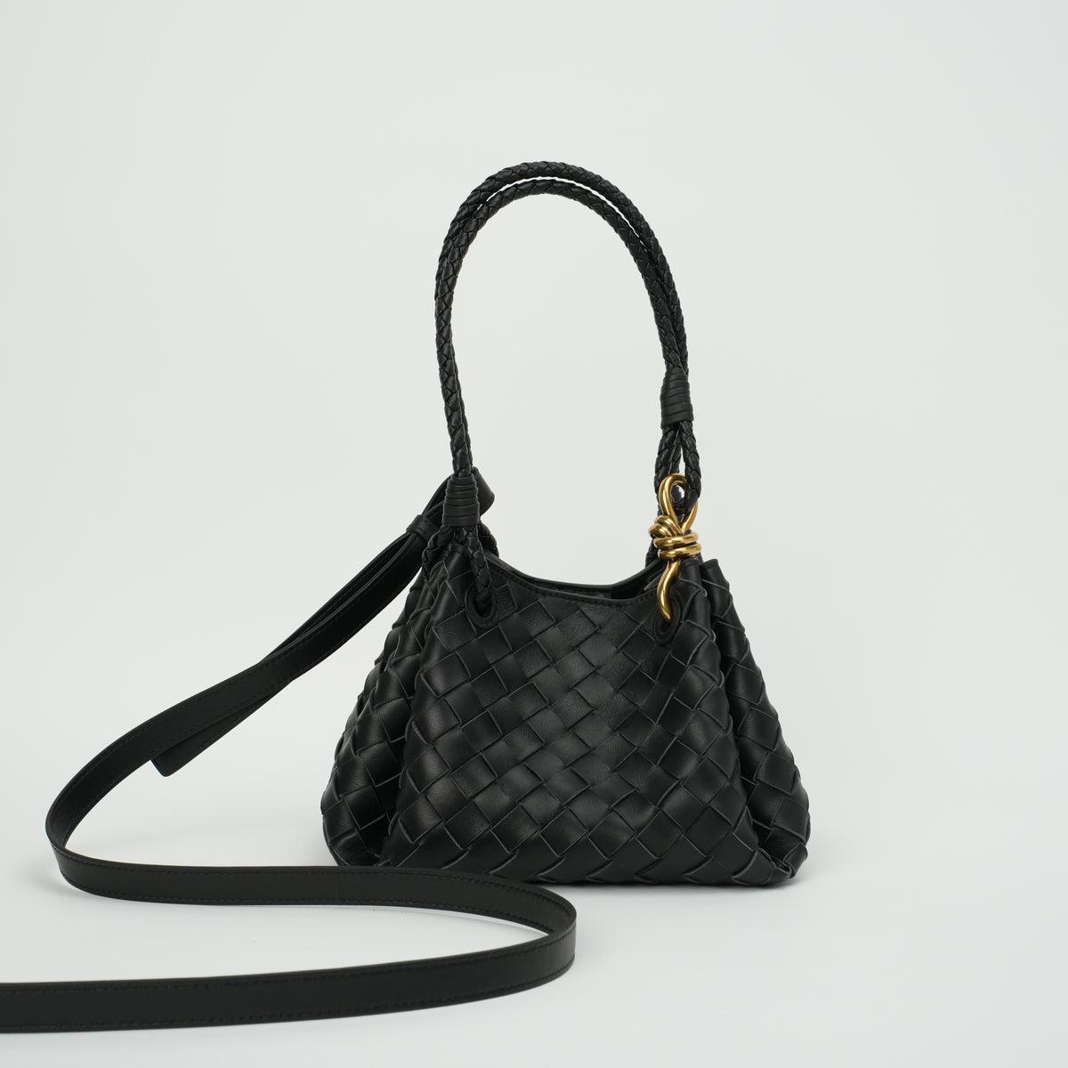 Woven Knot-Handle Mini Bag product detail view 5 for wholesale buyers OEM wholesale product detail