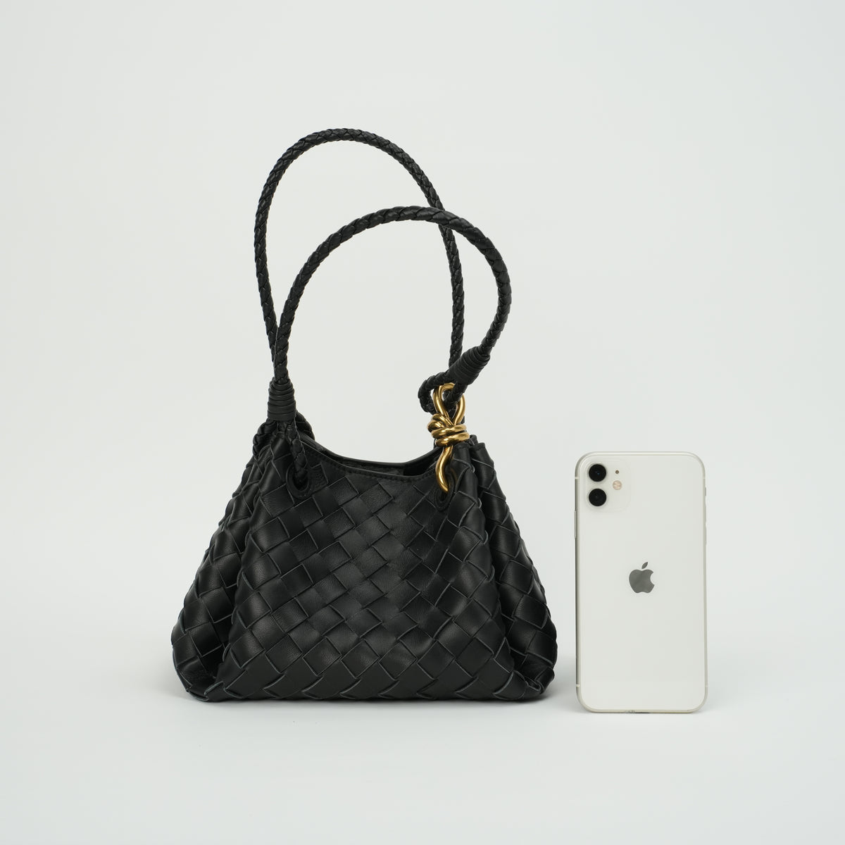 Woven Knot-Handle Mini Bag product detail view 6 for wholesale buyers OEM wholesale product detail