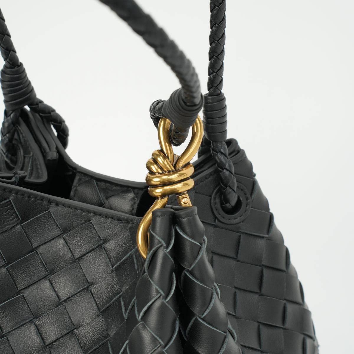 Woven Knot-Handle Mini Bag product detail view 7 for wholesale buyers OEM wholesale product detail