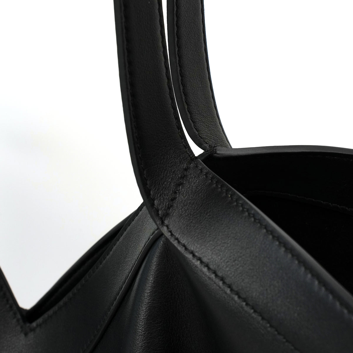Large Woven-Handle Tote Bag product detail view 3 for wholesale buyers