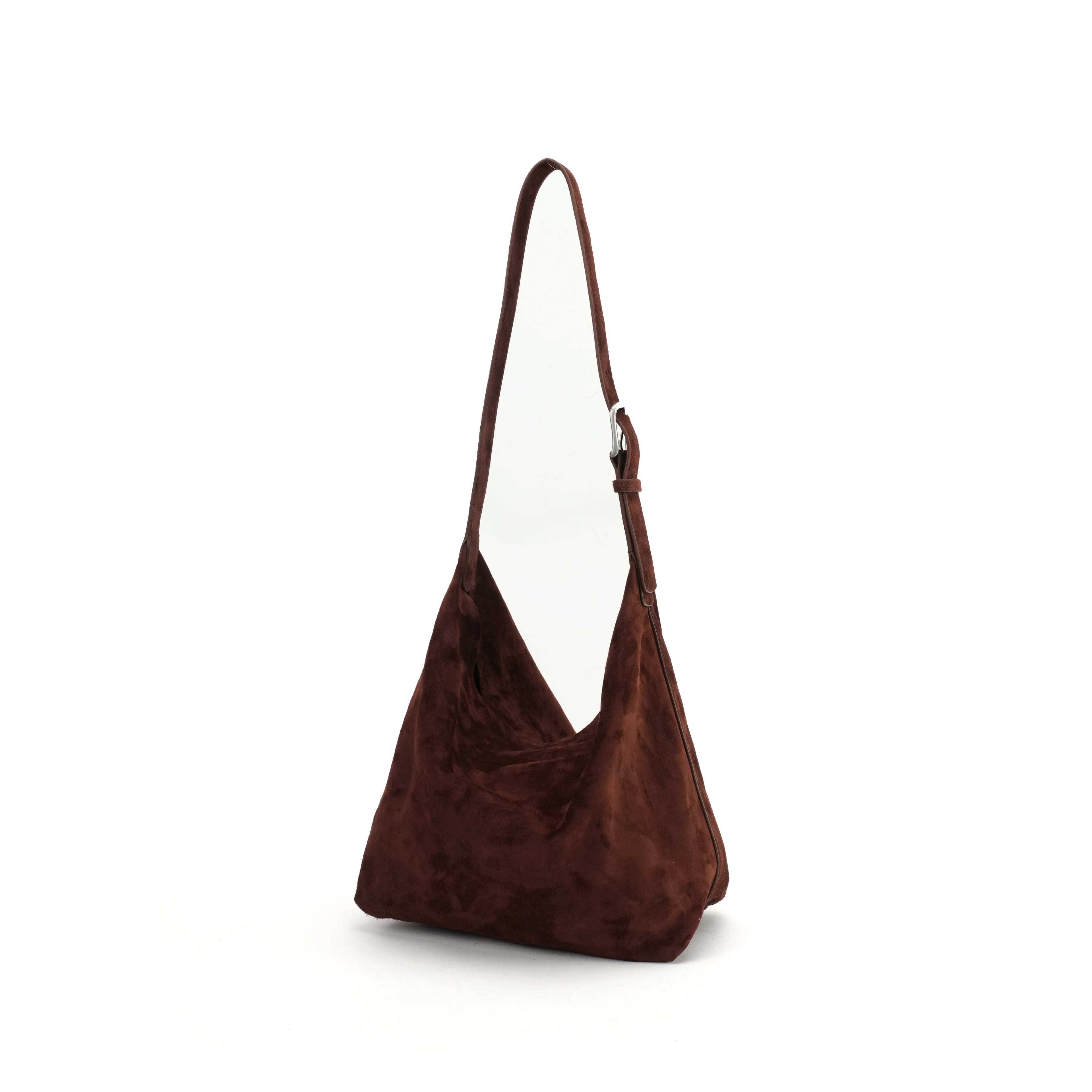 Mixed-Material Soft Hobo Bag product detail view 2 for wholesale buyers