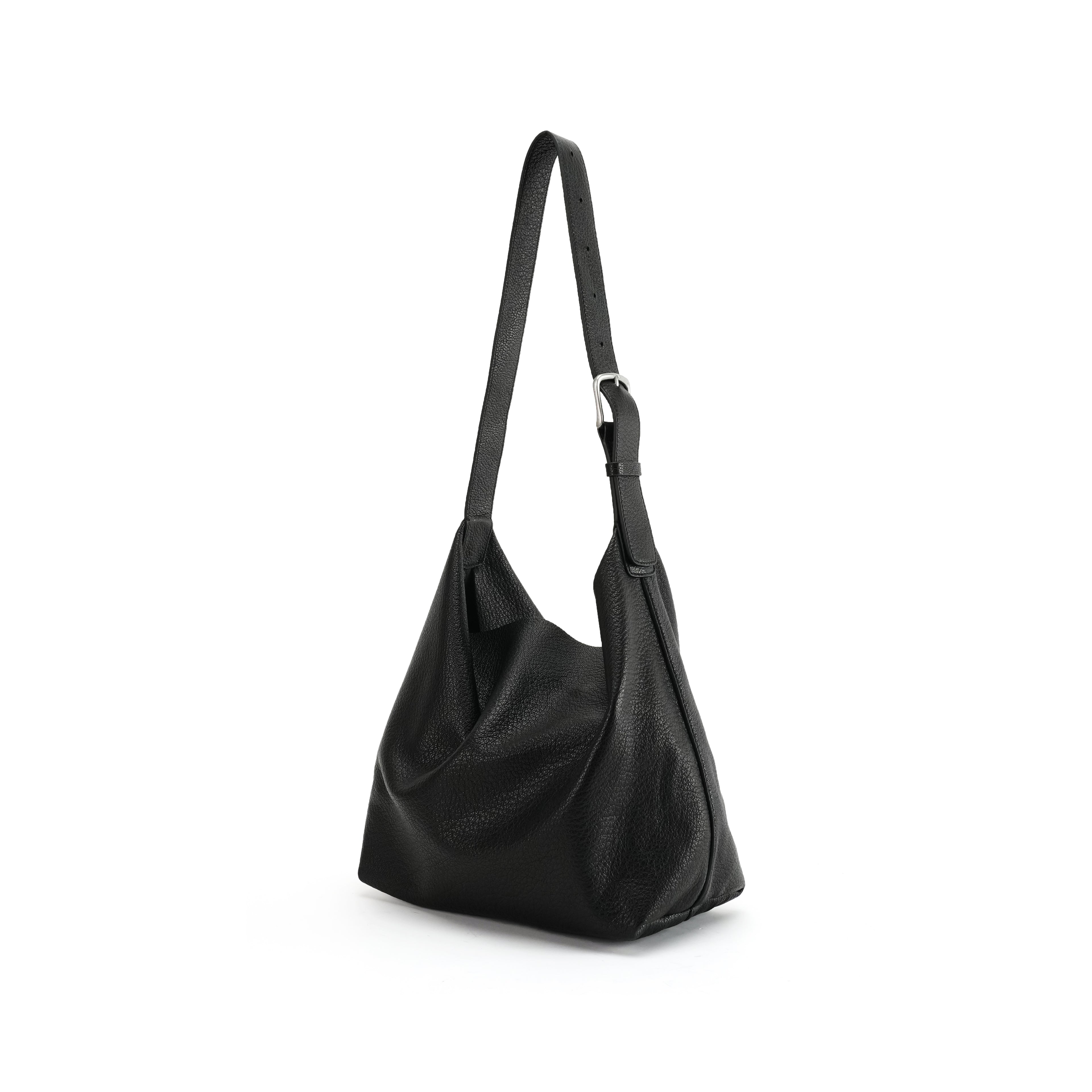 Mixed-Material Soft Hobo Bag product detail view 4 for wholesale buyers