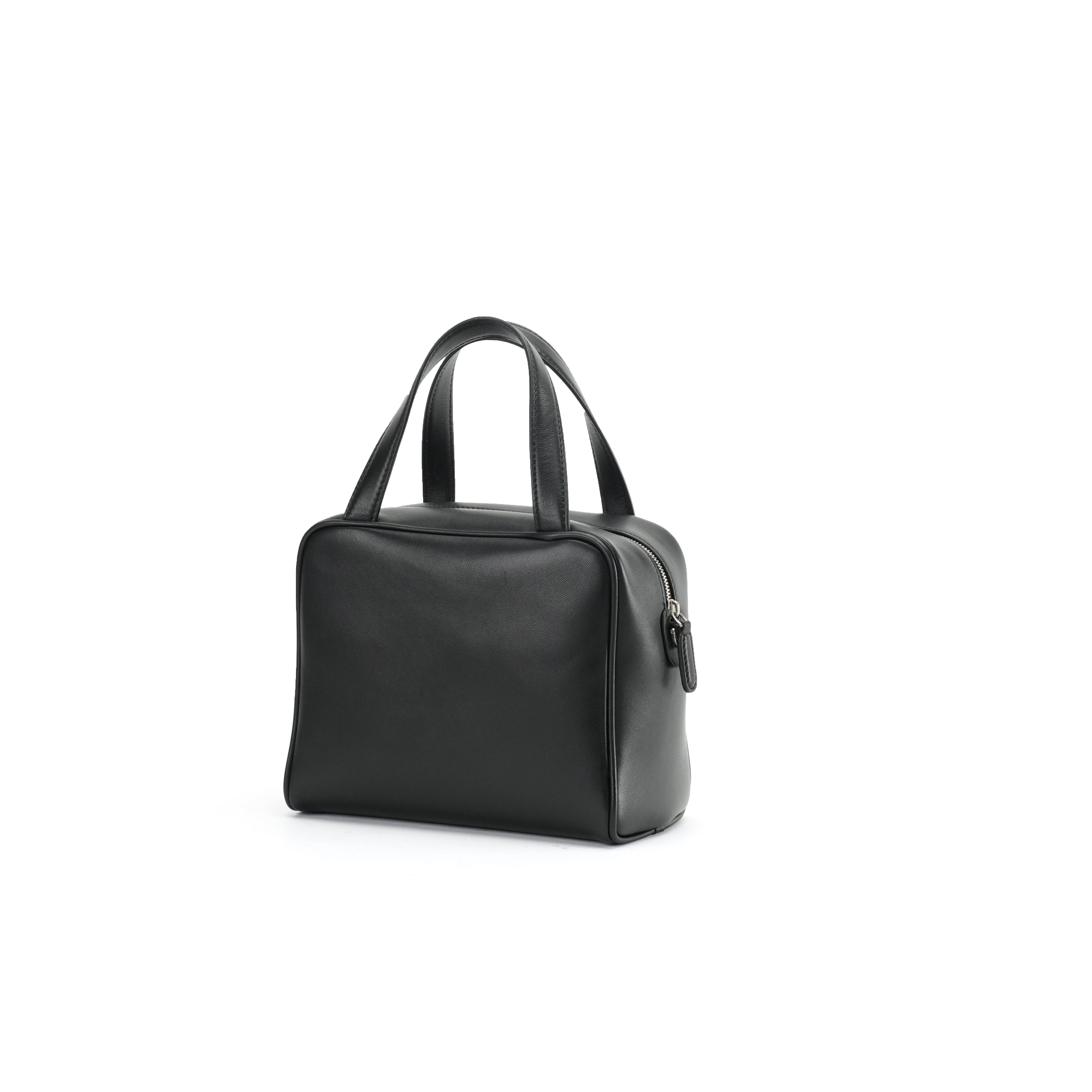 Black Structured Mini Square Bag product detail view 5 for wholesale buyers