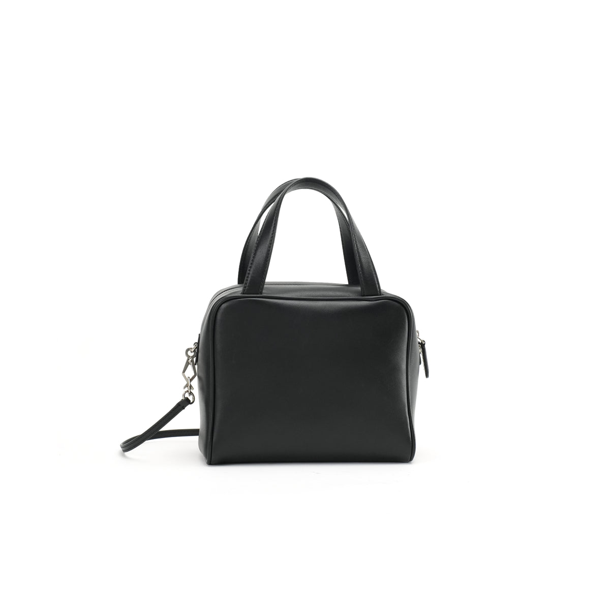 Black Structured Mini Square Bag product detail view 7 for wholesale buyers OEM wholesale product detail