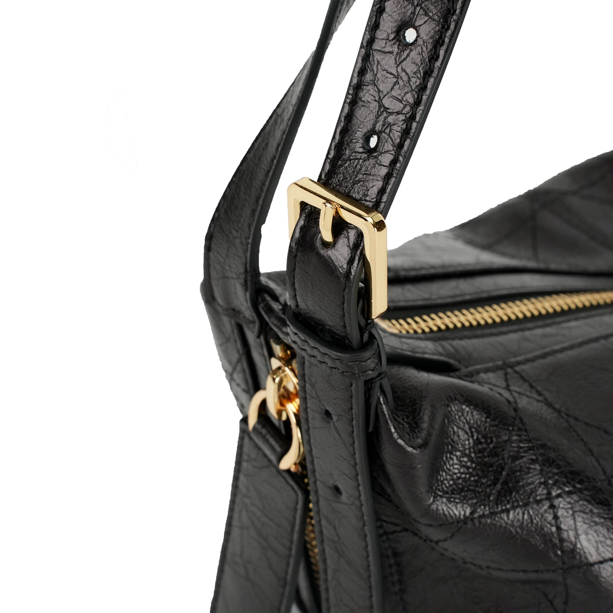 Quilted Crescent Shoulder Bag product detail view 2 for wholesale buyers OEM wholesale product detail