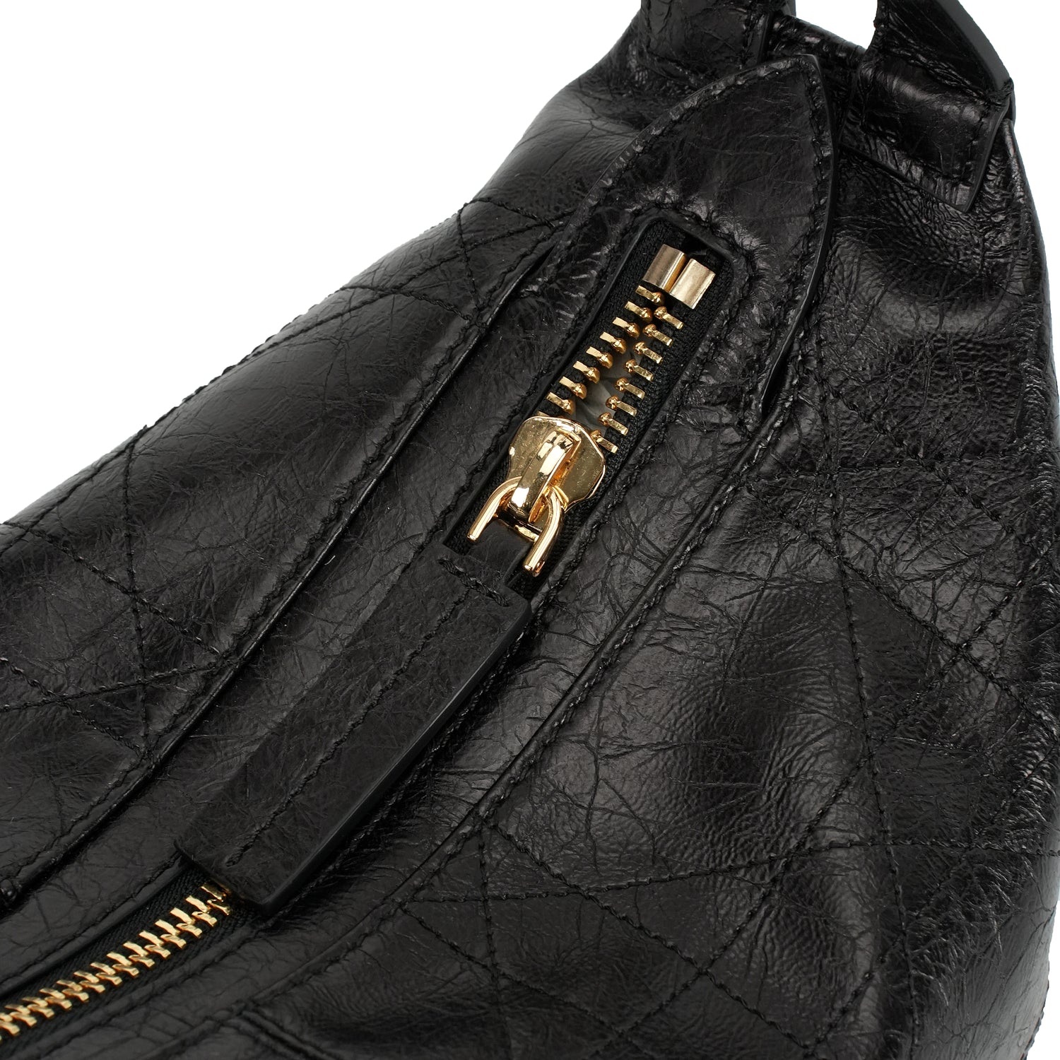 Quilted Crescent Shoulder Bag product detail view 3 for wholesale buyers OEM wholesale product detail